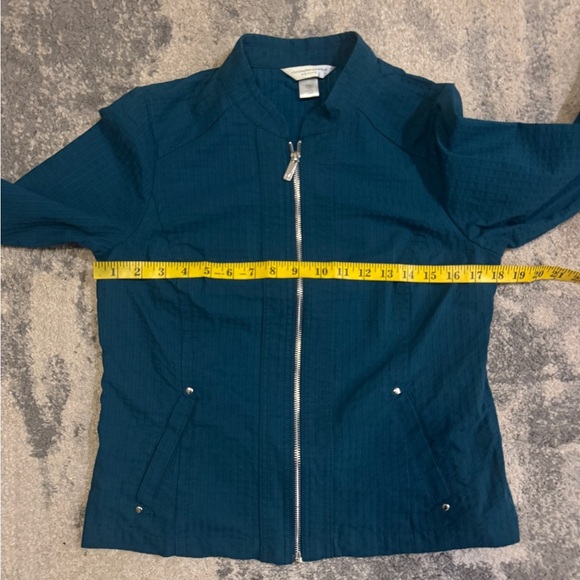 Women's Teal Christopher & Banks Light Jacket - Picture 4 of 5